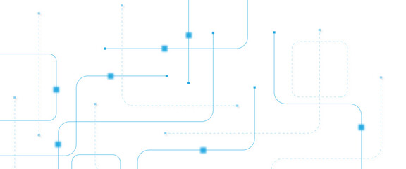 Abstract futuristic technology background. Technology background with crossed lines and dots.