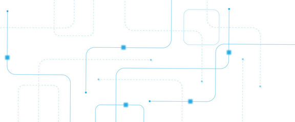 Abstract futuristic technology background. Technology background with crossed lines and dots.