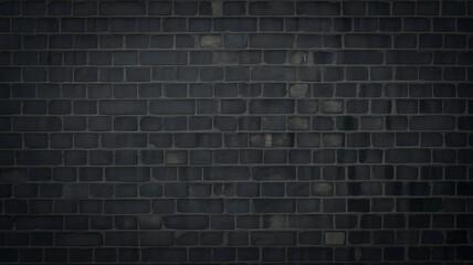 Dark brick wall with a rough texture and a slightly grungy appearance