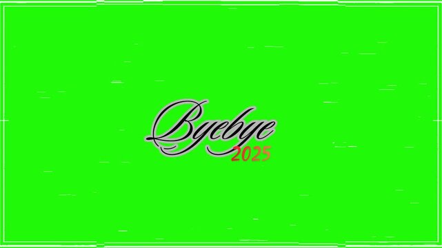 Vibrant end screen animation with green background and text for video editing projects