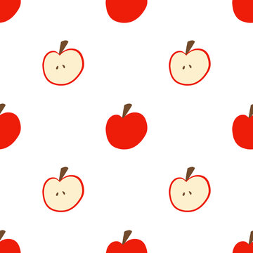 A red apple pattern