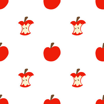 A red apple pattern
