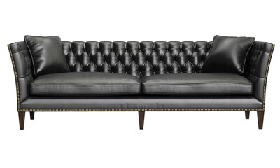 Classic sofa isolated on white background.Digital illustration.3d rendering