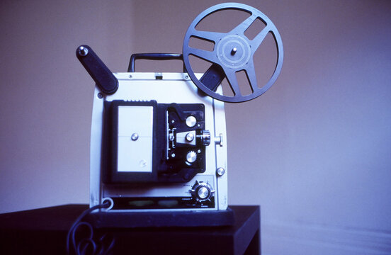 Vintage film projector