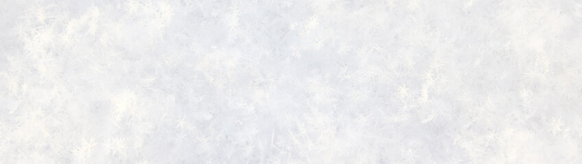 Winter white snow background, abstract blurred snowfall surface
