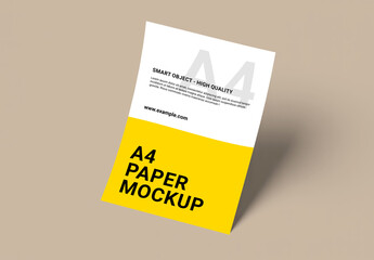 Flyer Mockup Template for Promotional Design