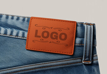 Jeans Label Mockup