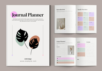 Productivity Journal Planner Template