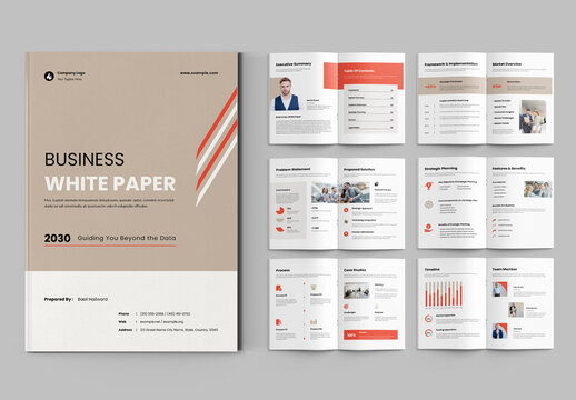White Paper Template Layout