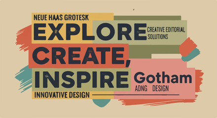 Inspiring words for creative exploration and innovation in design