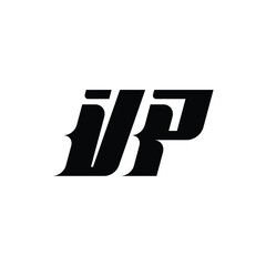 VP monogram logo design letter text name symbol monochrome logotype alphabet character simple logo