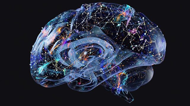 Abstract brain network visualization