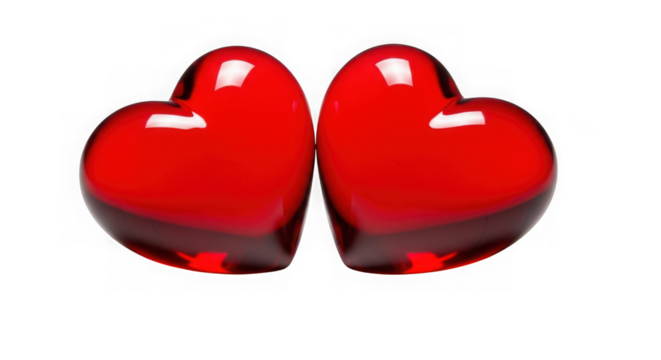 Heart shapes on black background