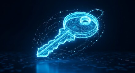 Digital Key Unlocking Futuristic Data Network Security And Access Control Solutions