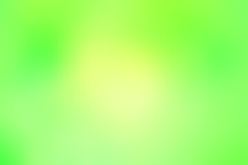 Spring green smooth gradient blurred abstract background, fresh green yellow background copy space