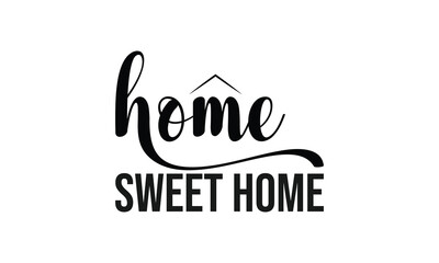 A cozy &ldquo;Home Sweet Home&rdquo; design symbolizing warmth, love, and comfort. Perfect for home d&eacute;cor, greeting cards, wall art, posters, and family-inspired creative projects.