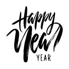 Luxury fashion magazine style happy new year.