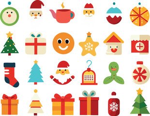 christmas icon set