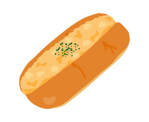 たまごパンのイラスト