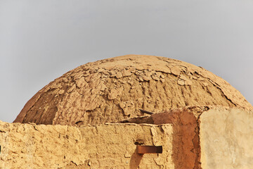 Mosque in the small village in Sahara desert, Mauritania, West Africa