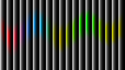 Wavy glowing orange string lights illustration for celebration