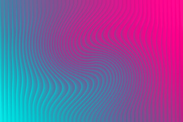 Abstract background with wavy lines and gradient of pink and blue colors creating a vibrant and modern design