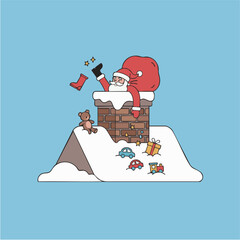 SantaClausChimneyDelivery (サンタクロースの煙突配達)