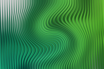 Abstract green background with wavy lines creating a mesmerizing pattern and a vibrant color scheme