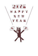 2026年馬のHAPPY NEW YEAR