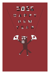 2026年馬のHAPPY NEW YEAR