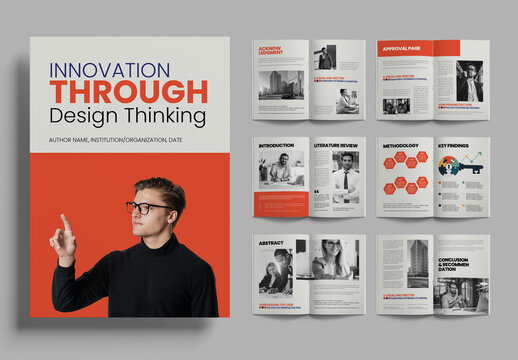 Corporate Research Report Layout Template