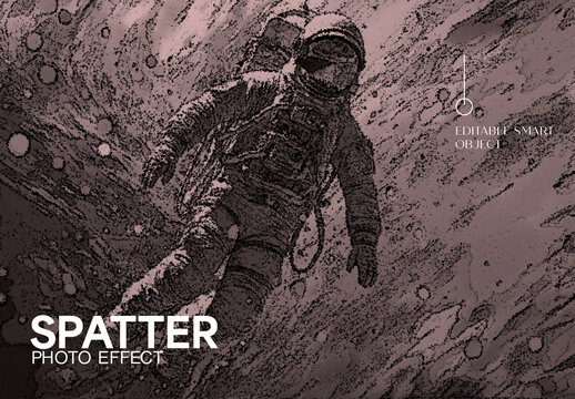 Spatter Photo Effect