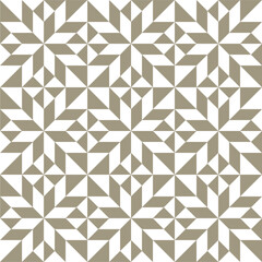 Seamless geometric abstract pattern with a modern style