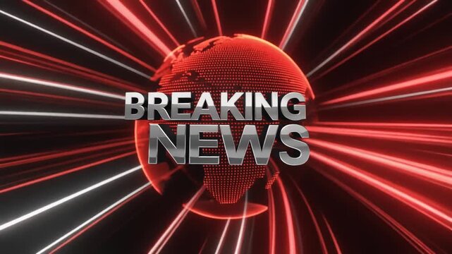 Breaking News Global, News Intro, Broadcast, World News
