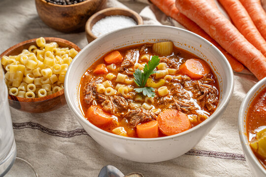 Hearty Pot Roast Soup