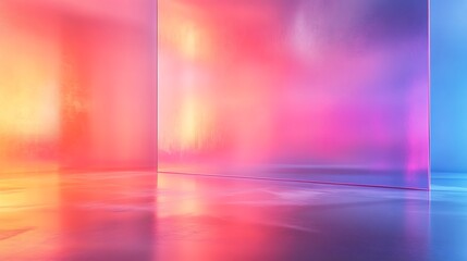 Abstract Color Palette: A vibrant symphony of color, a visual feast with a spectrum of hues dancing in a dreamlike blur, evoking a sense of wonder and artistic expression. 