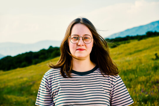 Female Portrait in Field