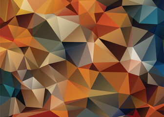 Abstract Low Poly Dimensions , Low Poly Motion Universe