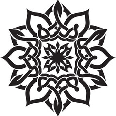 Celtic Floral Mandala Laser Cut Ornament Bundle