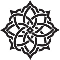 Celtic Floral Mandala Laser Cut Ornament Bundle