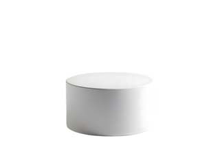 White cylindrical object isolated on black background isolated on white background isolated on transparent background