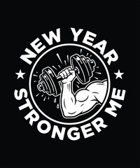 New year gains same grind gym workout t shirt design
