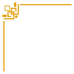 Chinese Line Corner Decoration