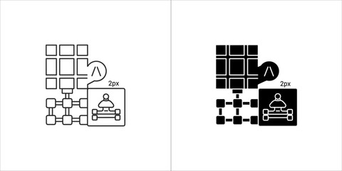 Network architecture diagram with nodes and connections