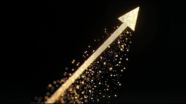 Upward Arrow Growth Concept