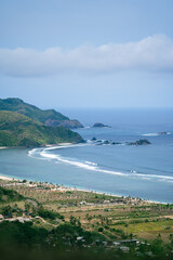 view of the coast of the sea in Lombok