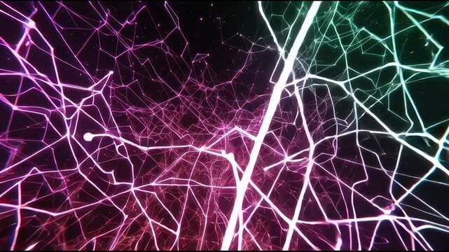 Abstract Network Motion Graphics
