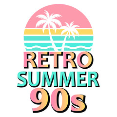 Retro Summer 90s - Throwback 80s shirt, Retro 90s Shirt graphic, vintage 90s Party t-shirt, Nostalgia Graphics design
