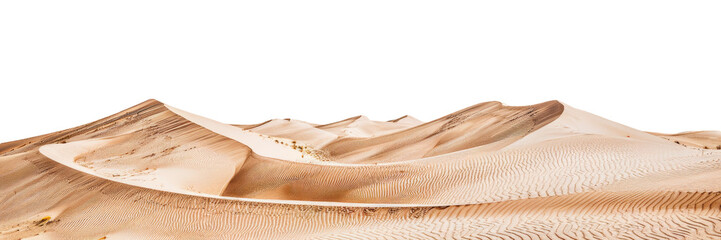 sand dunes landscape, transparent background