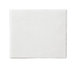 white textured square background, isolated on background.